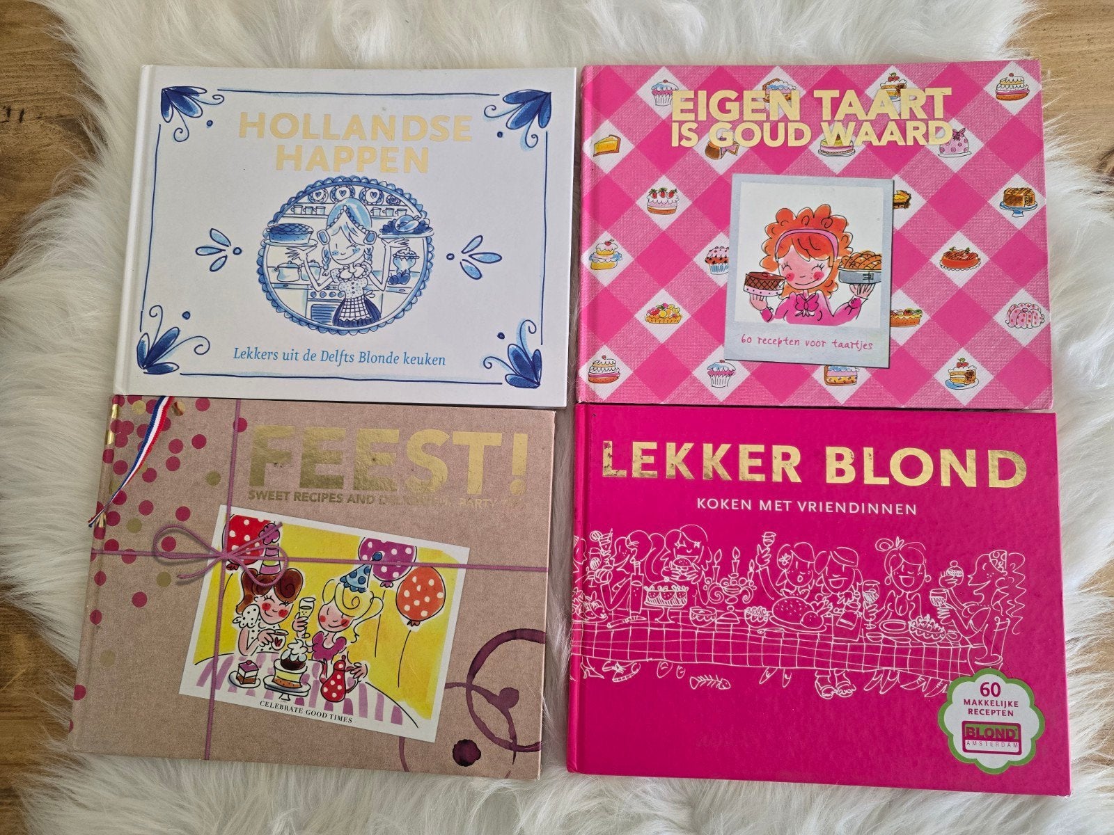 Blond Amsterdam Kookboeken Set - 4 Stuks, Boeken, Ophalen, Zo goed als nieuw, Nederland en België, Blond Amsterdam