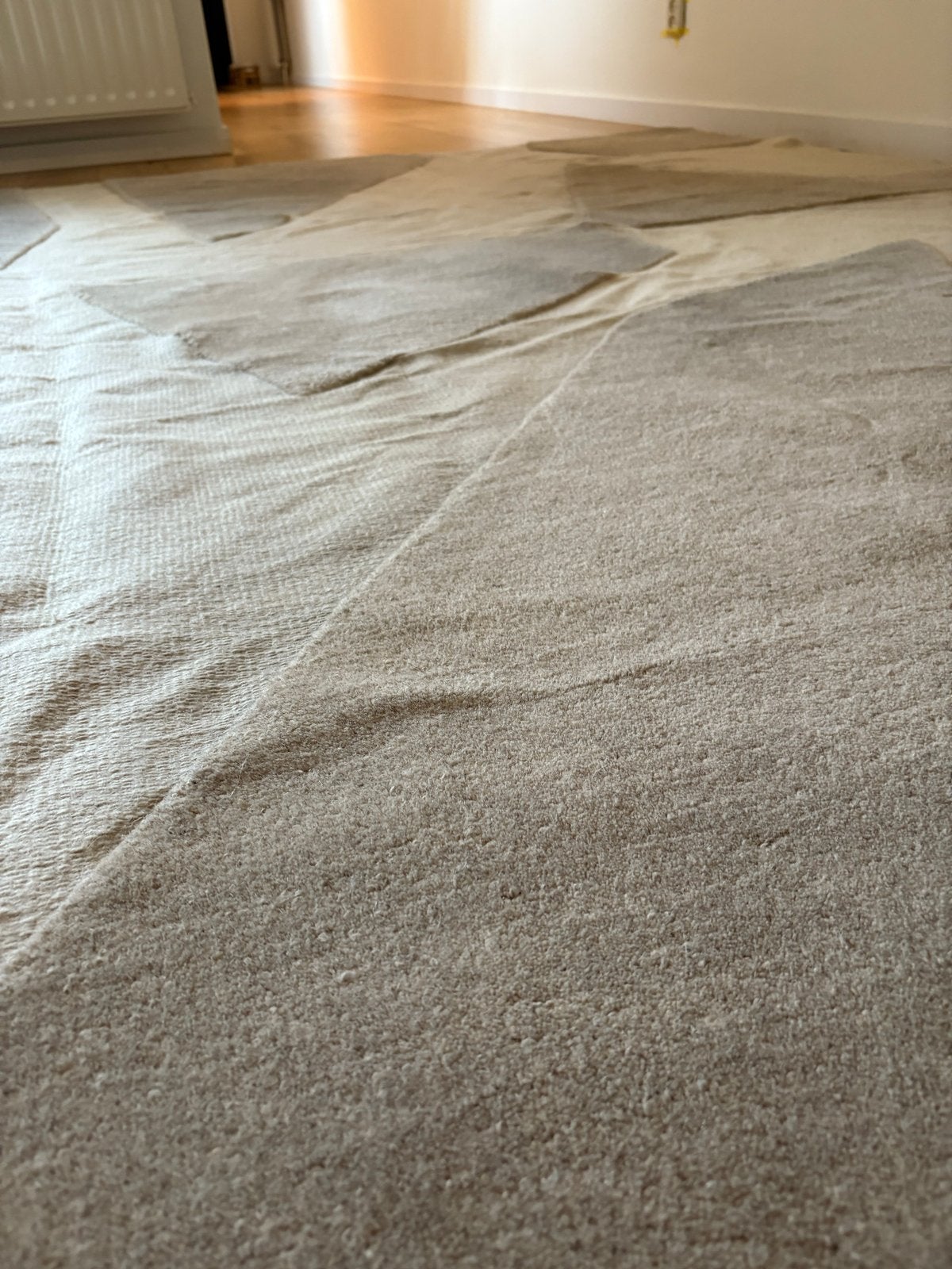 Benuta Pure Malin Vloerkleed - Grijs/Beige - 200x290 cm, Huis en Inrichting, Stoffering | Tapijten en Kleden, Ophalen, Gebruikt