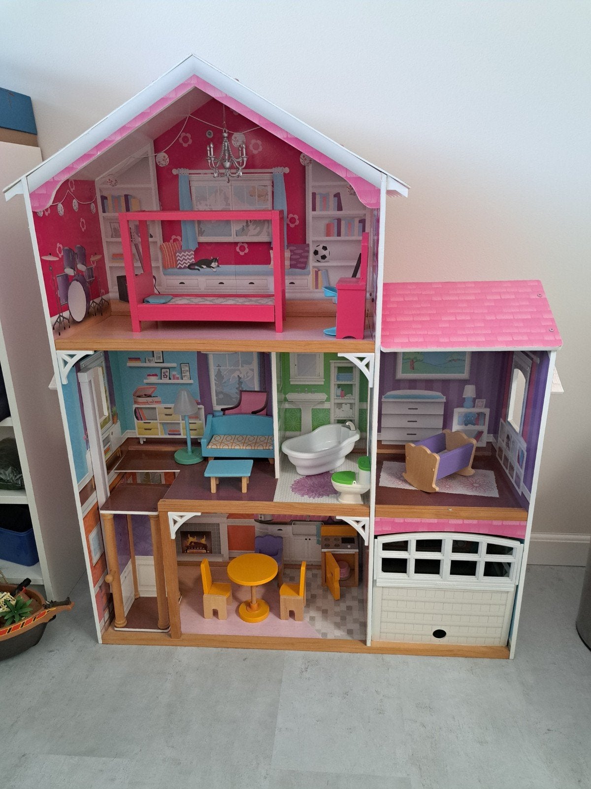 KidKraft Barbie Poppenhuis met Meubels, Ophalen, Gebruikt, Poppenhuis