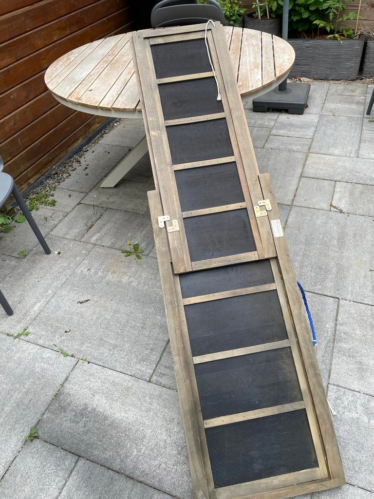 Loopplank voor de hond, Ophalen, Gebruikt