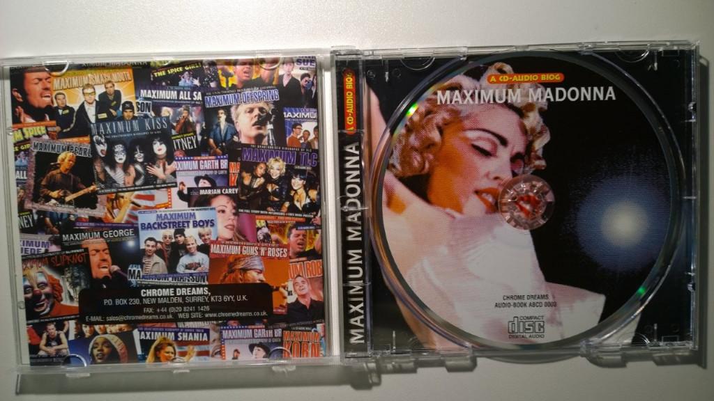 Madonna - Maximum Madonna (The Unauthorised Biography), Cd's en Dvd's, Ophalen of Verzenden, 1980 - 1989, Zo goed als nieuw