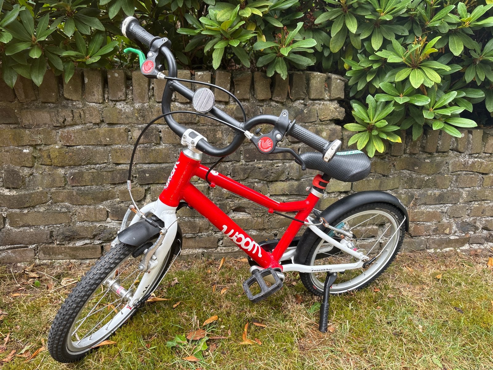 Woom 3 kinderfiets - Ideaal voor de beginnende fietser, Ophalen, Gebruikt, Velgrem, 16 tot 20 inch