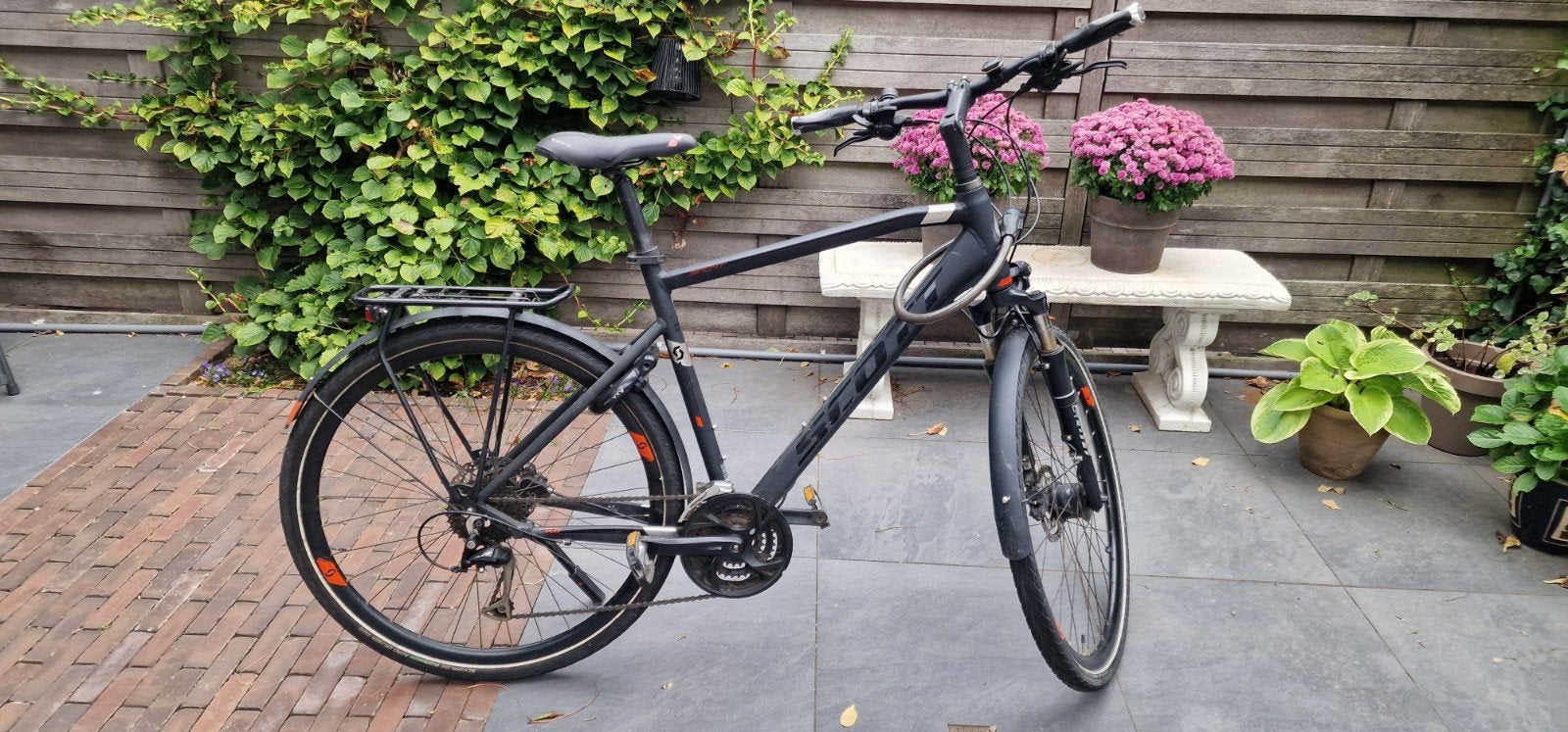 Scott Sport 20 Trekking-hybridefiets, Gebruikt, Versnellingen, 57 tot 61 cm, Schijfrem