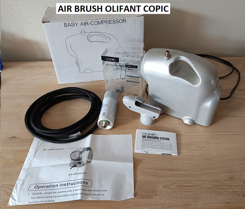 AIR BRUSH OLIFANT voor O.A. COPICS MARKERS, Ophalen of Verzenden, Zo goed als nieuw, Overige thema's, Overige typen