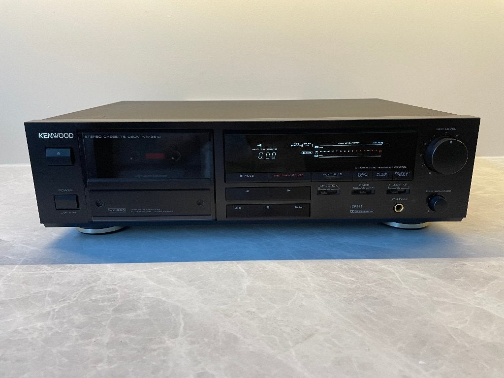 Kenwood KX-3510 Stereo Cassettedeck – Getest & Goed Werkend, Audio, Tv en Foto, Cassettedecks, Ophalen of Verzenden, Kenwood, Tiptoetsen