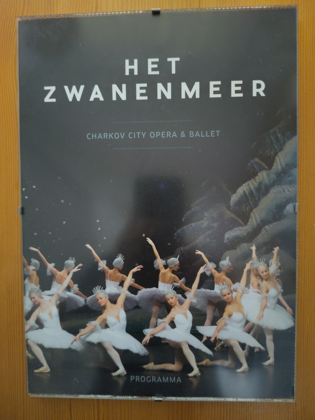 Ingelijste afbeelding ballet Zwanenmeer OPHALEN, Ophalen, Print