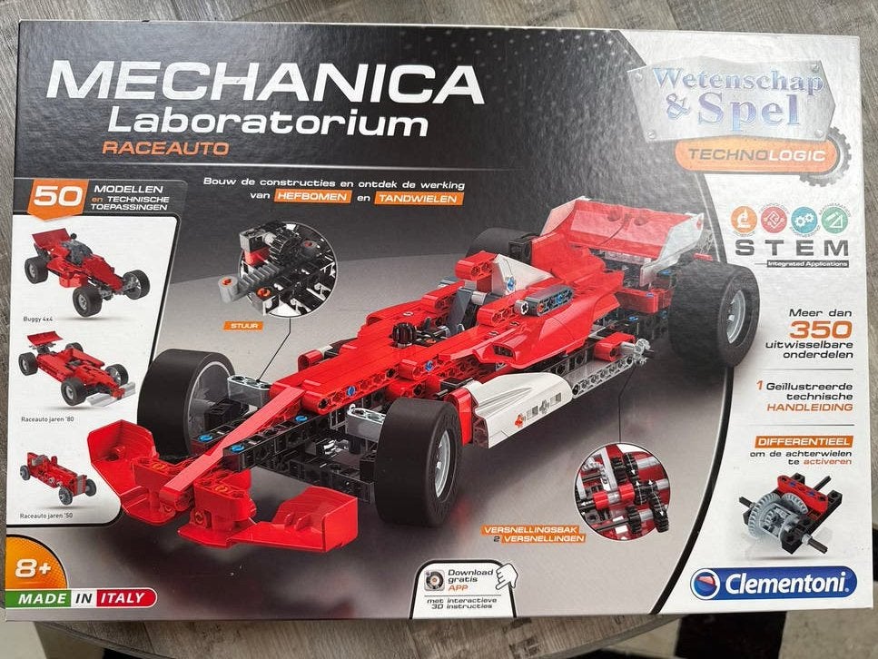 Clementoni Mechanica Laboratorium Raceauto Bouwpakket, Ophalen of Verzenden, Nieuw, Overige merken