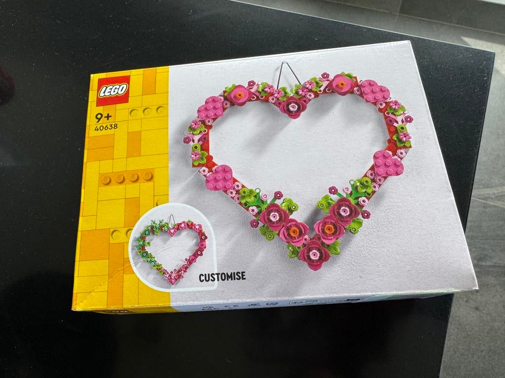 Lego hartje - hartvormige versiering 40638 - NIEUW, Ophalen, Overige thema's, Lego, Nieuw