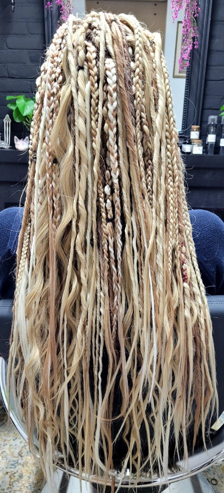 Dreads 50 DE, Ophalen, Zo goed als nieuw, Pruik of Haarverlenging