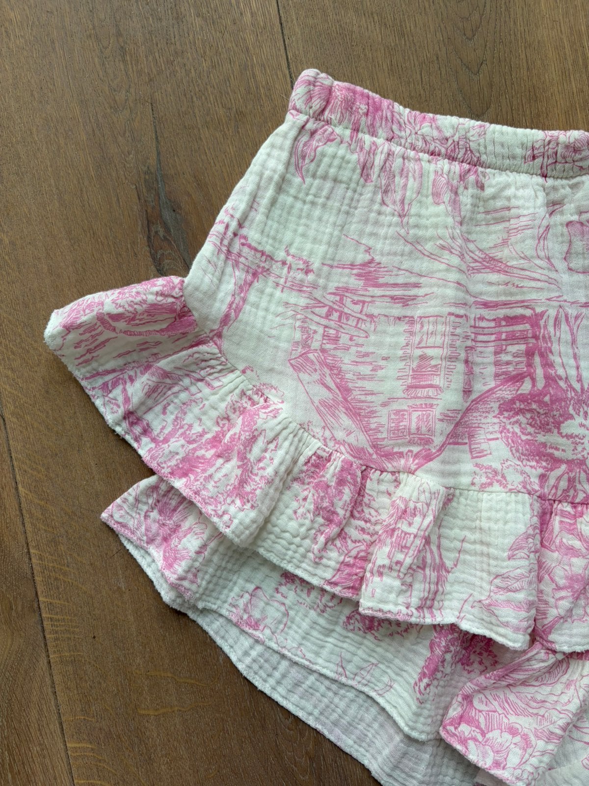 GARCONNE skort wit/roze mt TU, Verzenden, Parijs, Nieuw, Garconne