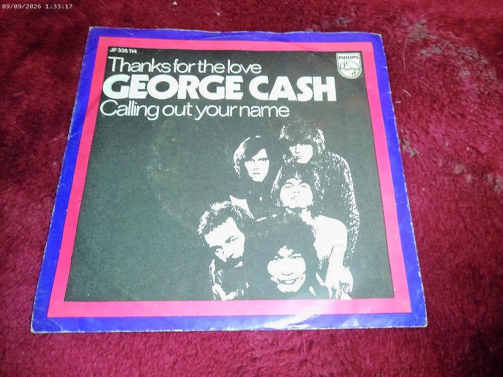 George Cash - Thanks for the Love, Gebruikt, Fotohoes, 7 inch, Ophalen of Verzenden