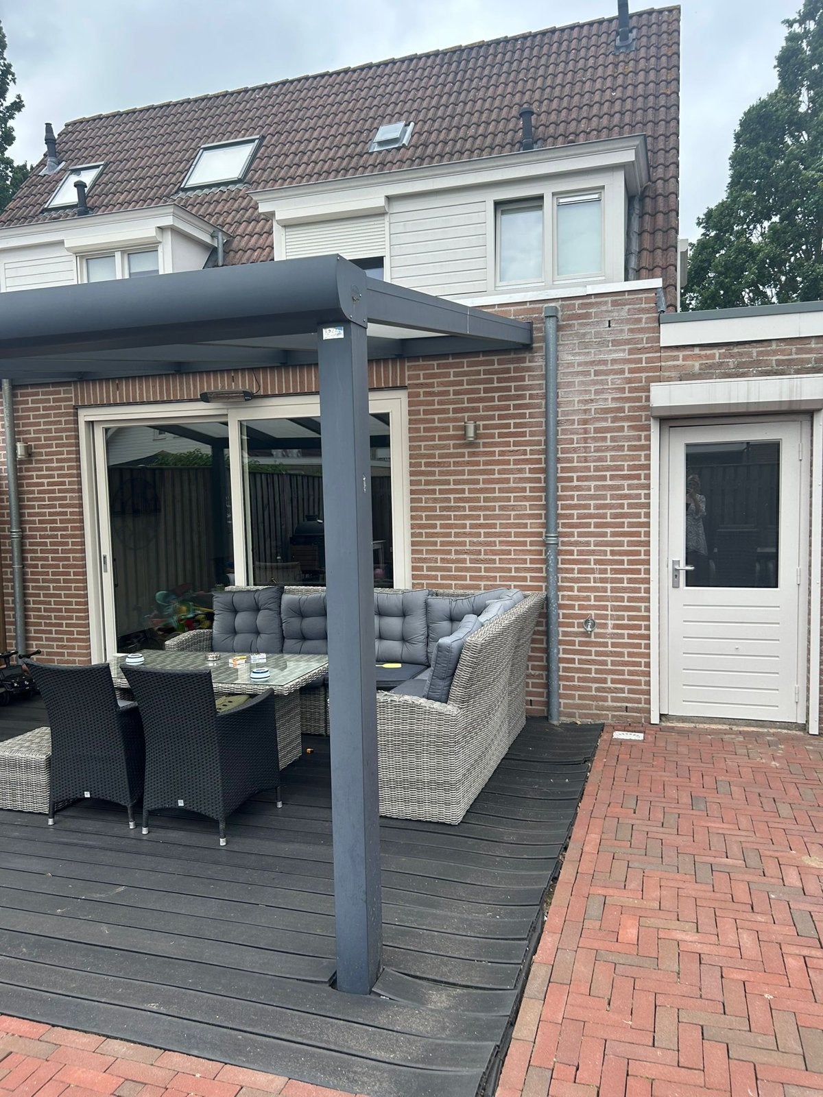 Moderne Overkapping voor Terras, Tuin en Terras, Overkappingen, Gebruikt, Veranda, Ophalen
