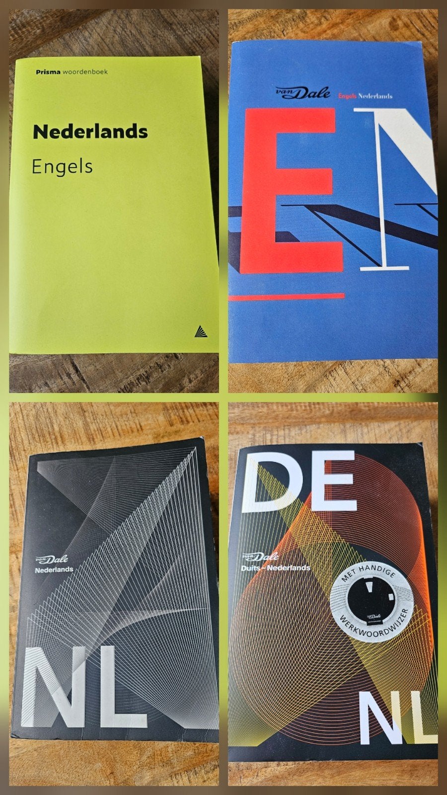 4 schoolwoordenboeken, Ophalen of Verzenden, Zo goed als nieuw, Prisma of Spectrum, Engels
