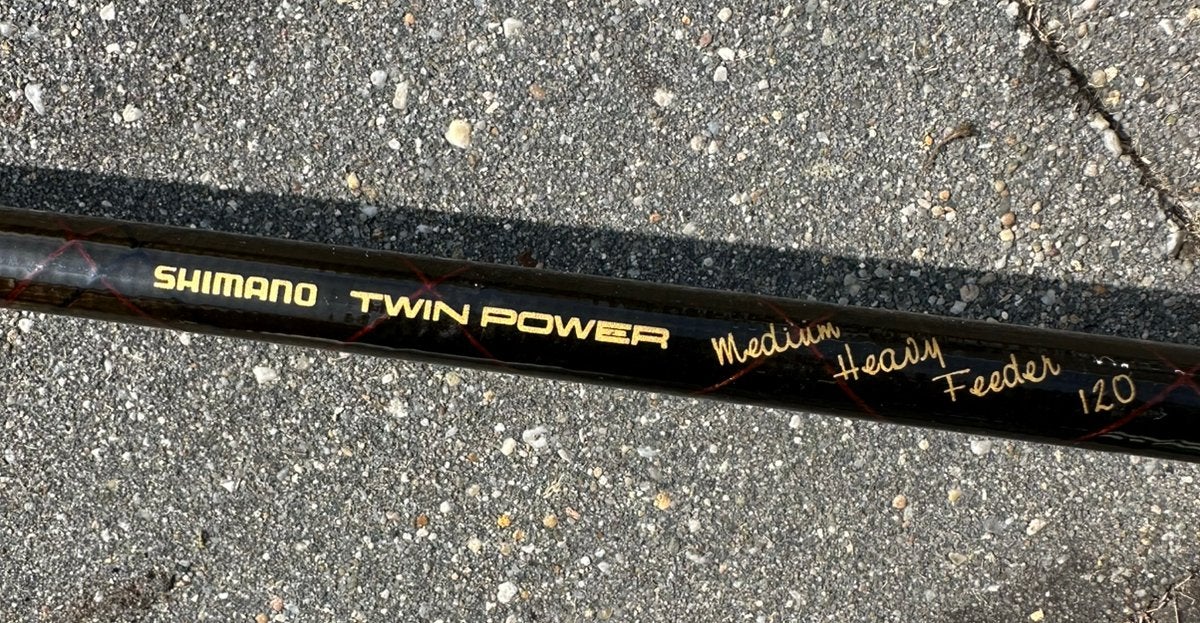 GEZOCHT!!!! Topdeel shmano twinpower medium heavy feeder, Ophalen of Verzenden, Zo goed als nieuw, Werphengel