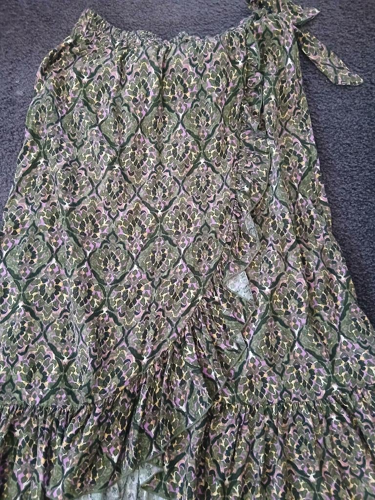 Cotton Club rok met 2 hemdjes, Kleding | Dames, Rokken, Ophalen of Verzenden, Zo goed als nieuw, Maat 36 (S), Onder de knie