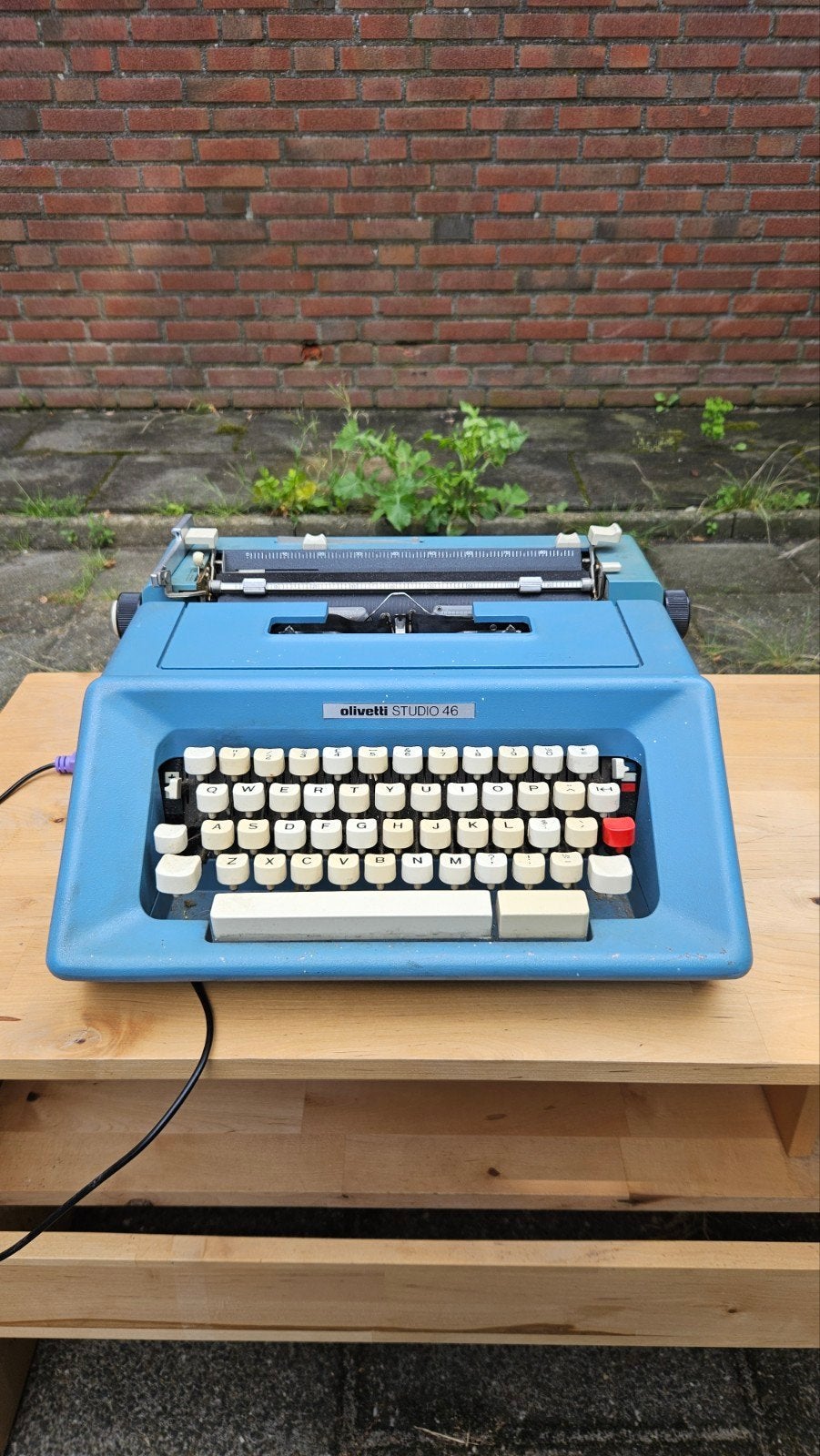 Prachtige Vintage Olivetti Studio 46 Typemachine – Mario Bel, Ophalen of Verzenden