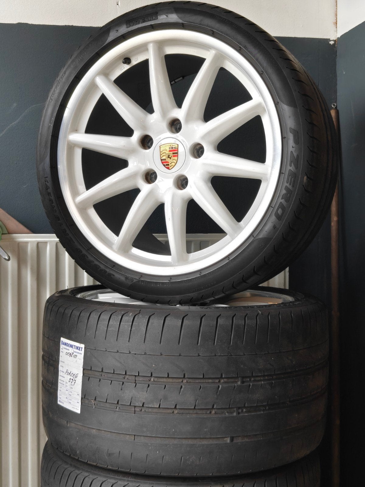 19" Originele Porsche 911 997 Velgenset Carrera Sport, Auto-onderdelen, 19 inch, Gebruikt, Velg(en), Onbekend