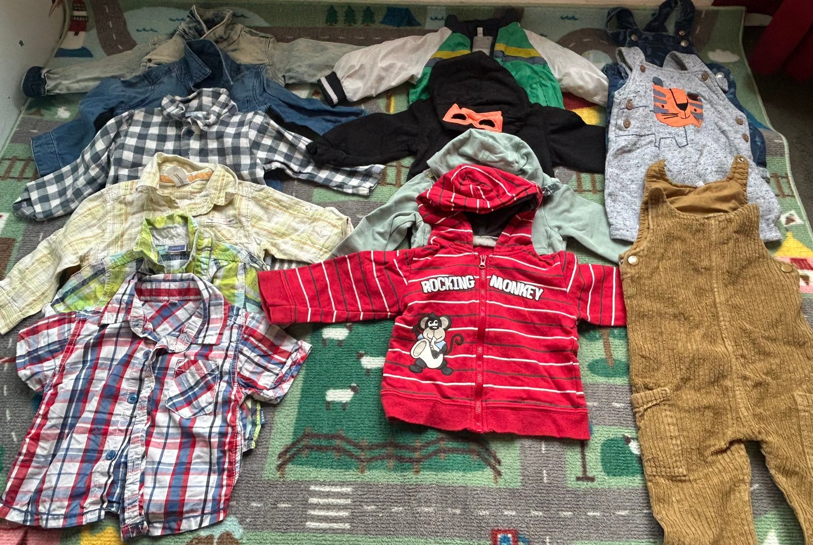 Jongen hema,mexx, kleding maat 62,68 & 74 mixed, Ophalen, Zo goed als nieuw, Maat 62