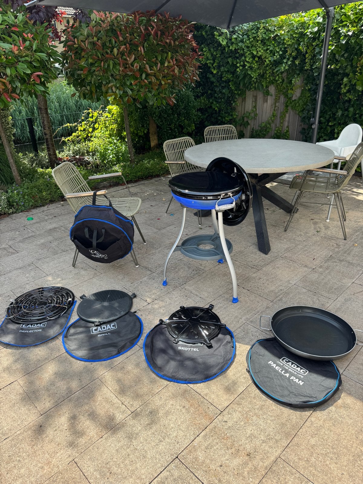 Cadac Skottelbraai Carri Chef met Paella Pan en deksel, Ophalen, Gebruikt