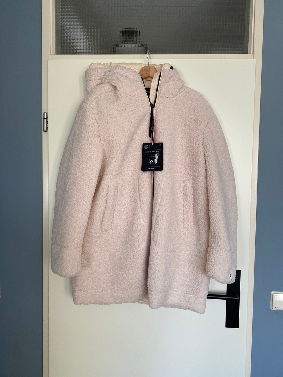 Reset teddy jas maat xxl roomwit, Kleding | Dames, Jassen | Winter, Ophalen of Verzenden, Zo goed als nieuw, Maat 46/48 (XL) of groter