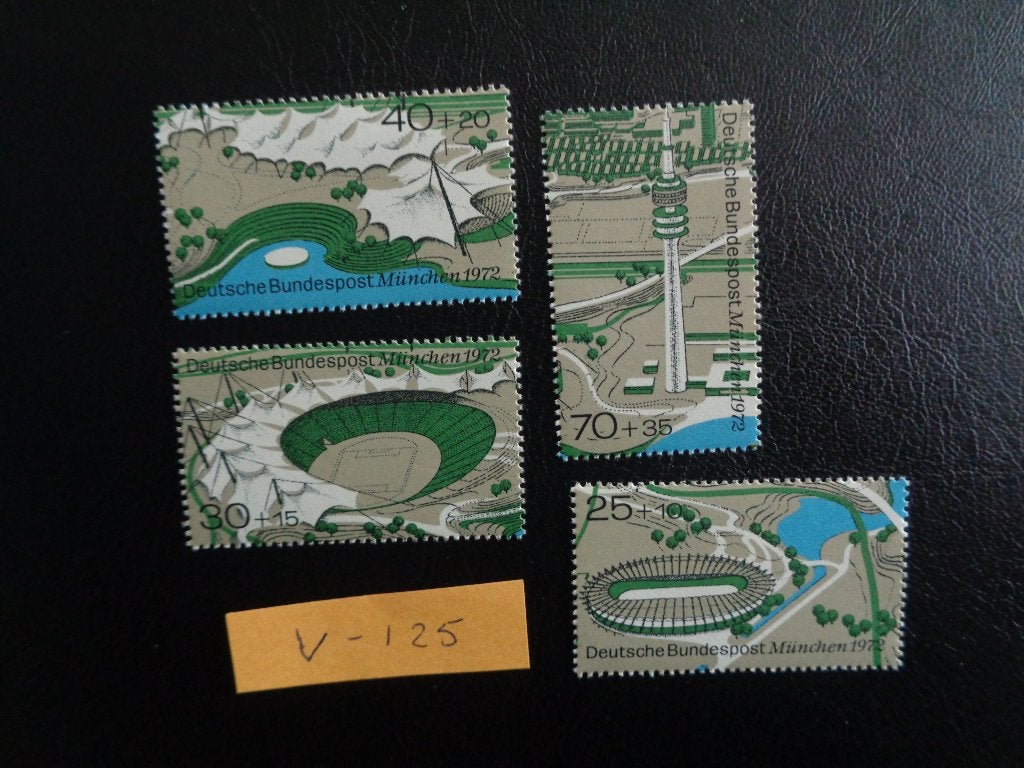 brd - olympische spelen munchen / postfris 1972 (v-125), Ophalen of Verzenden, BRD, Postfris