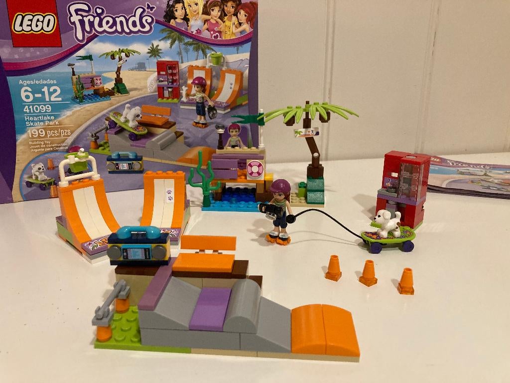 LEGO Friends Heartlake Skate Park - 41099, Ophalen, Lego, Friends, Zo goed als nieuw
