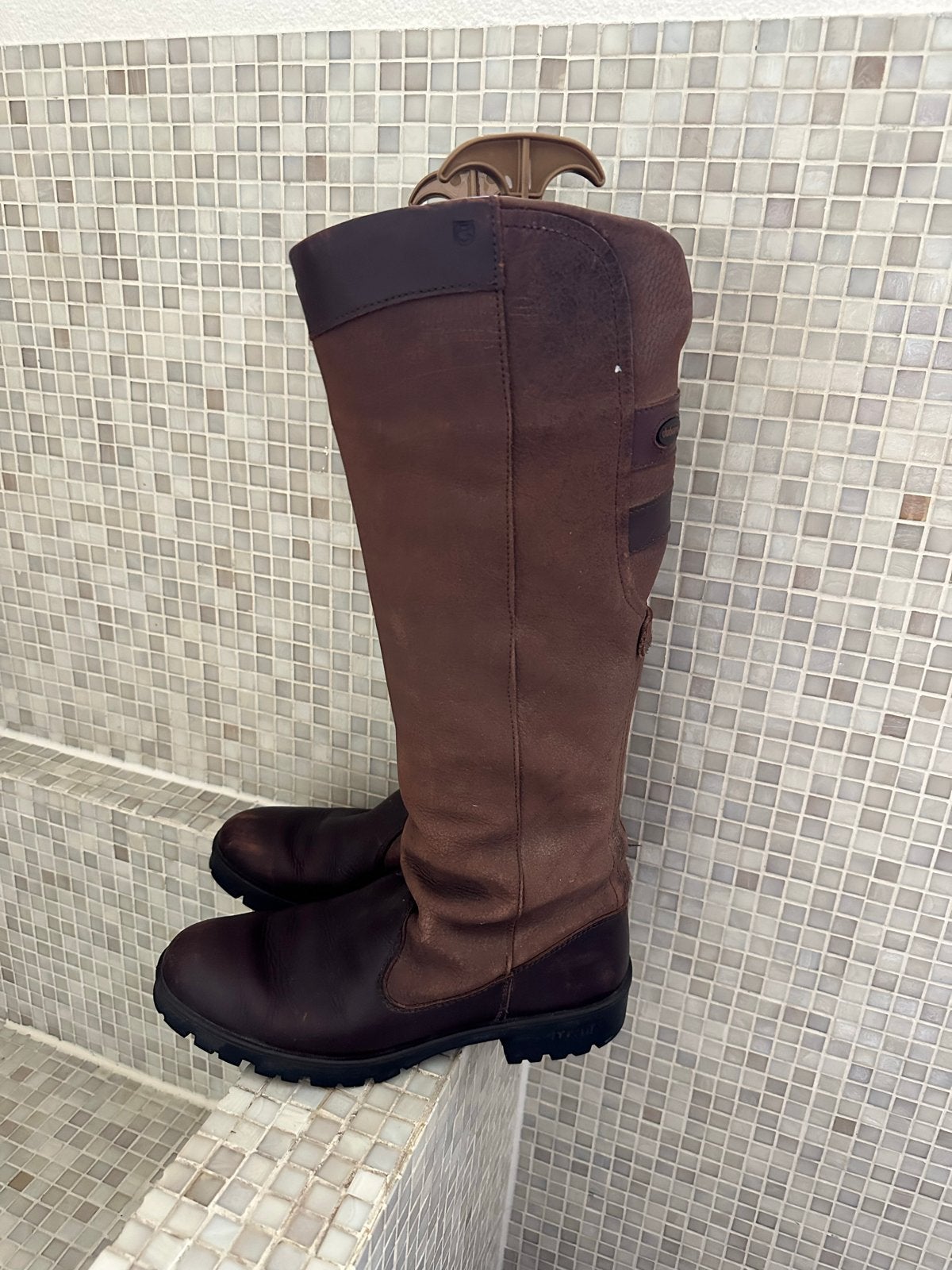 Dubarry laarzen maat 39 voor smalle kuit, Ophalen of Verzenden, Gedragen, Bruin, Hoge laarzen