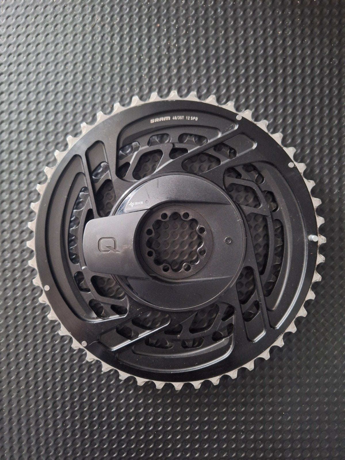 Sram Force 48-35 dubbel voorblad met powermeter, Ophalen of Verzenden, Zo goed als nieuw, Racefiets, Carbon