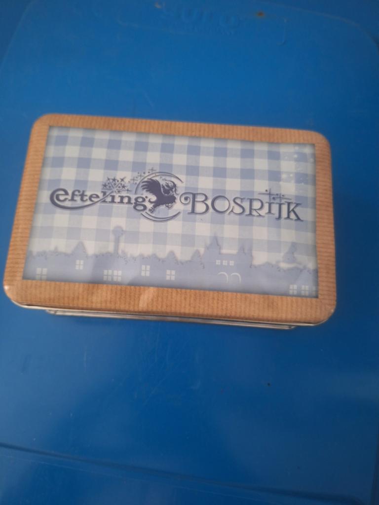 Efteling Bosrijk blikken doosje, Verzamelen, Efteling, Ophalen of Verzenden, Gebruikt, Gebruiksvoorwerp