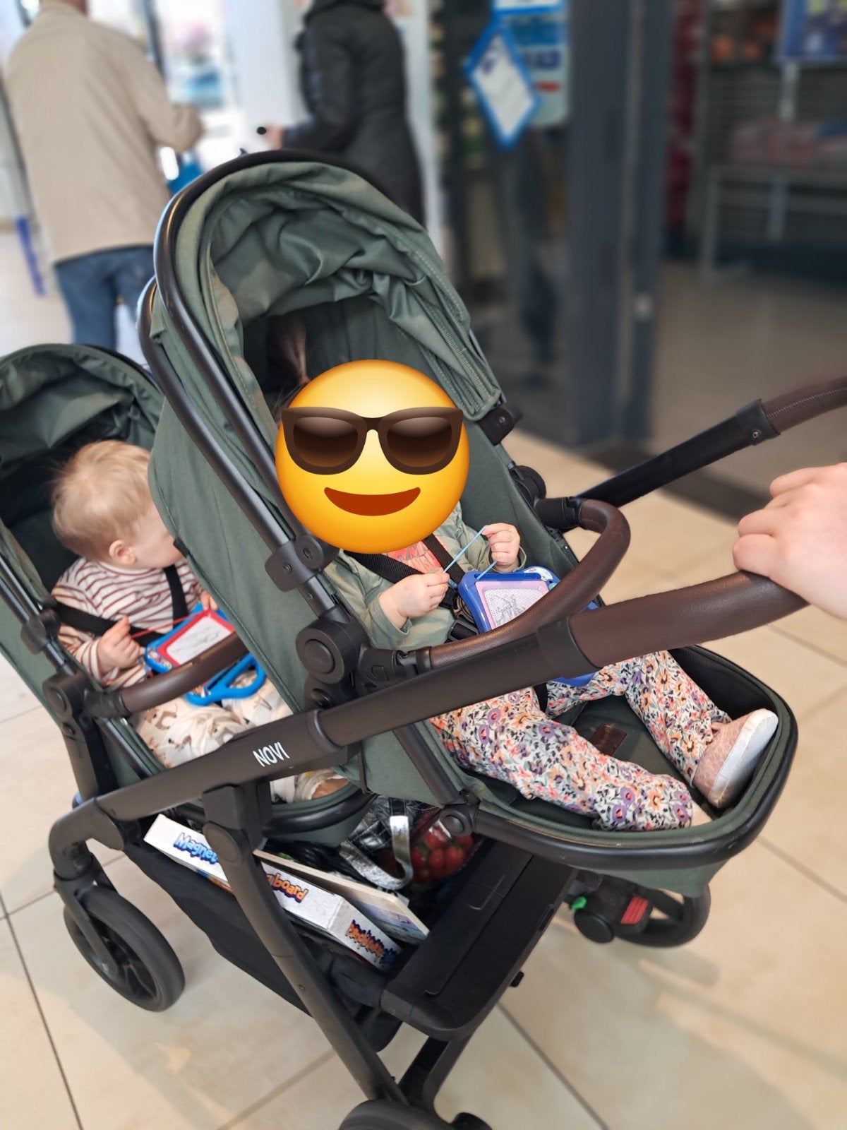 Duo kinderwagen, Ophalen, Gebruikt, Overige merken