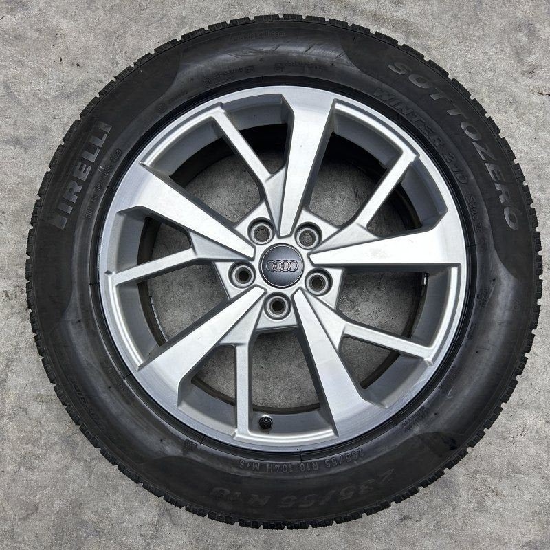 18 inch originele velgen + winterbanden Audi Q3 83A601025J, 18 inch, Gebruikt, -, -