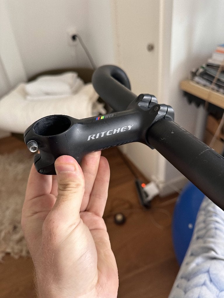Ritchey WCS C220 Blatte 1-1/4 100 mm, Fietsen en Brommers, Zo goed als nieuw, Aluminium, Racefiets, Ritchey