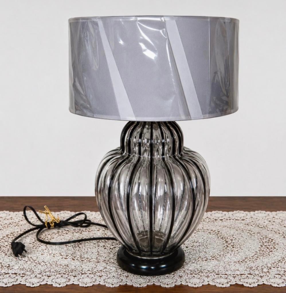 Exclusieve handgemaakte glazen lamp - Uniek design, 50 tot 75 cm, Ophalen of Verzenden, Glas, Zo goed als nieuw