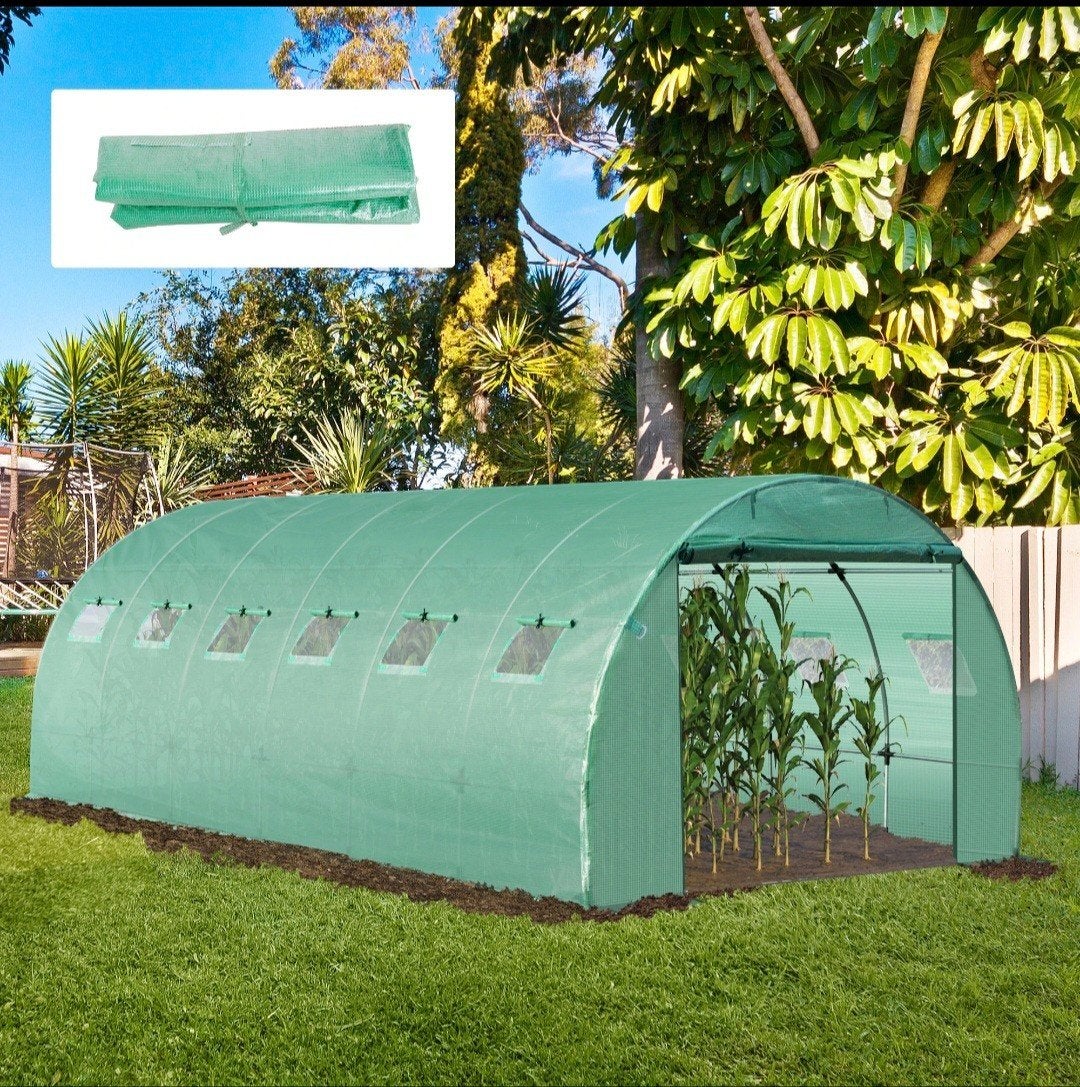 Tunnelkas Folie Kas 6x3x2m - Ideaal voor Tuinieren, Overige materialen, Folie, Ophalen of Verzenden, Kweekkas
