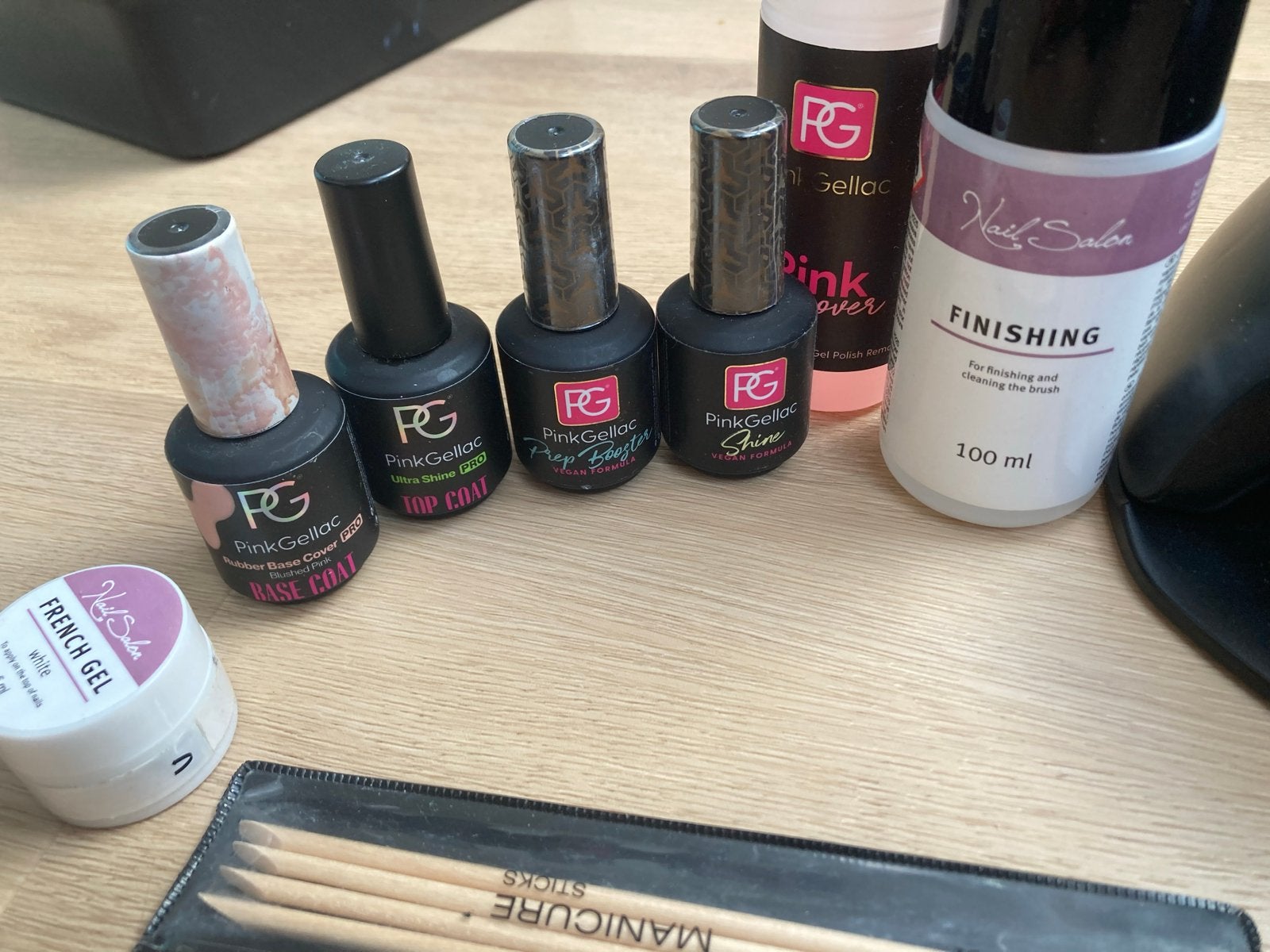 Pink Gellac UV/LED lamp en gellak starterspakket, Ophalen of Verzenden, Gebruikt, Overige typen