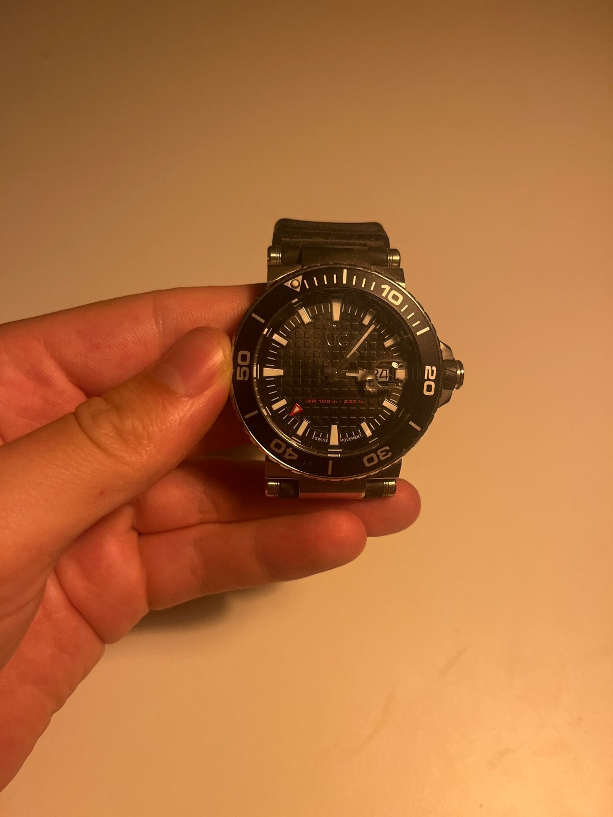 Gc Herenhorloge Swiss made, Overige merken, Gebruikt, Staal, Polshorloge