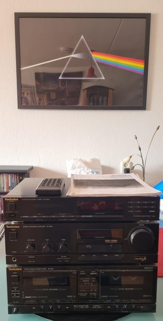 TECHNICS SU-X933 RS-X933 ST-X933 + Mission boxen, Ophalen of Verzenden, Gebruikt, Cassettedeck, Overige merken