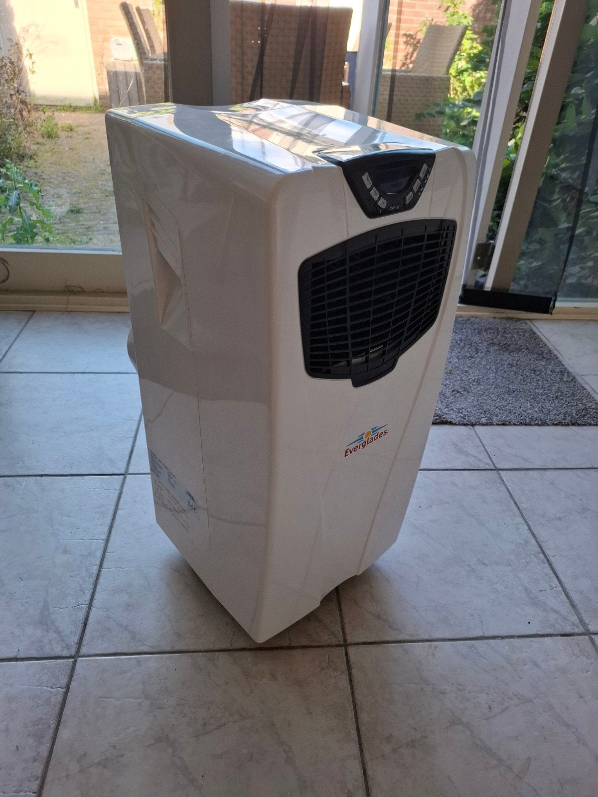 Everglades Mobiele Airco EV9047 met Slang en Raamkit, Ophalen, Gebruikt, Minder dan 60 m³, 3 snelheden of meer