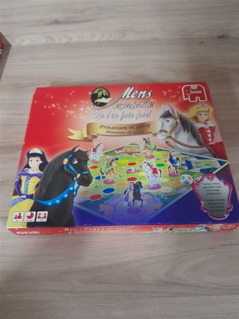 mens erger je niet - prinsessen in galop - s4563, Verzenden, Zo goed als nieuw