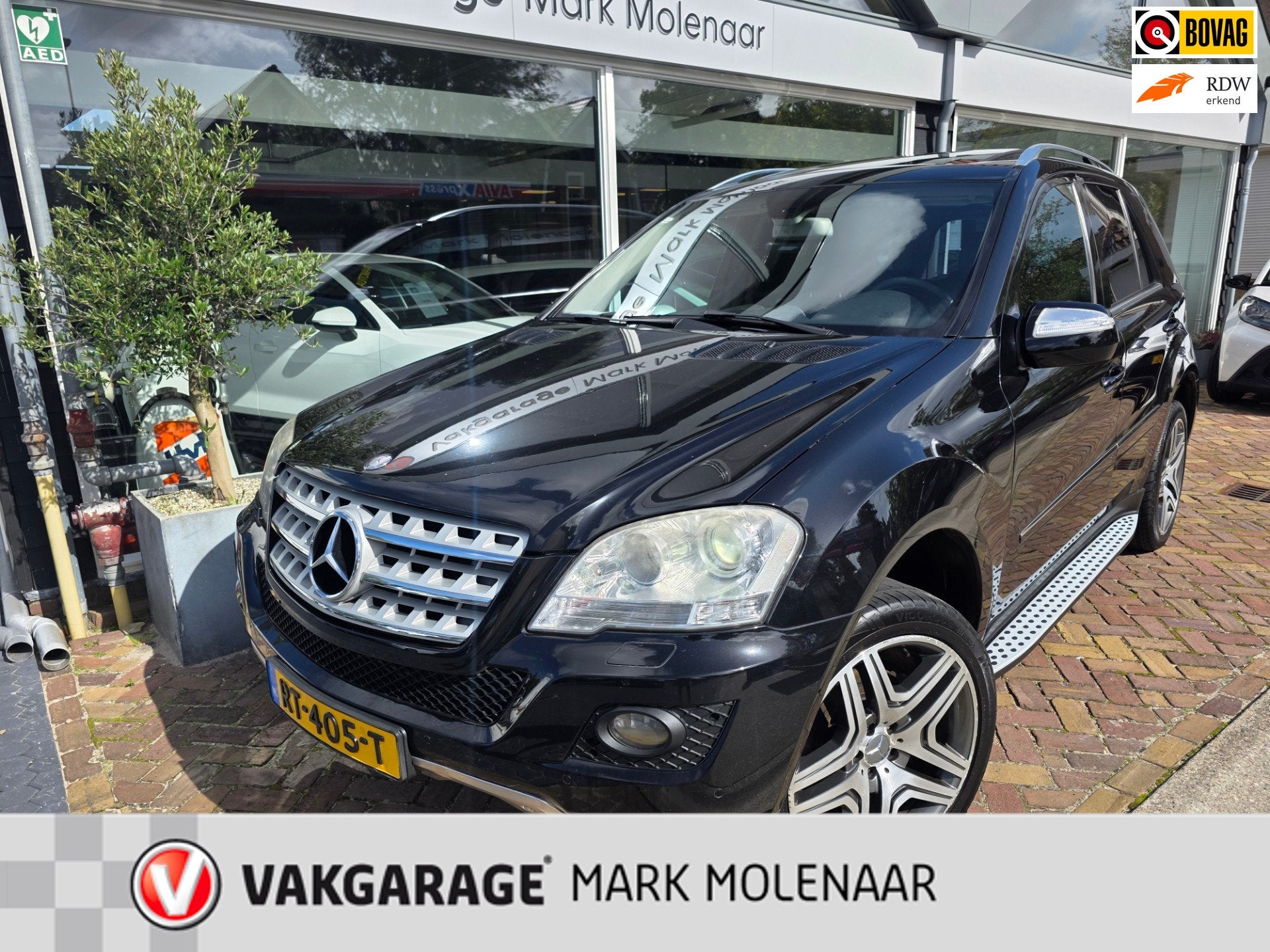Mercedes-Benz M-klasse 350,lpg installatie,goed onderhouden,, Automaat, Gebruikt, Parkeersensor, Zwart
