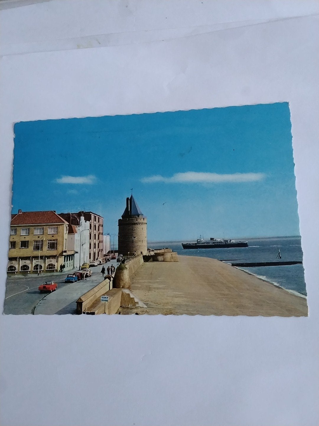 Oude ansichtkaart Vlissingen Boulevard de Ruyter, Verzamelen, Ophalen of Verzenden, 1960 tot 1980, Gelopen, Zeeland