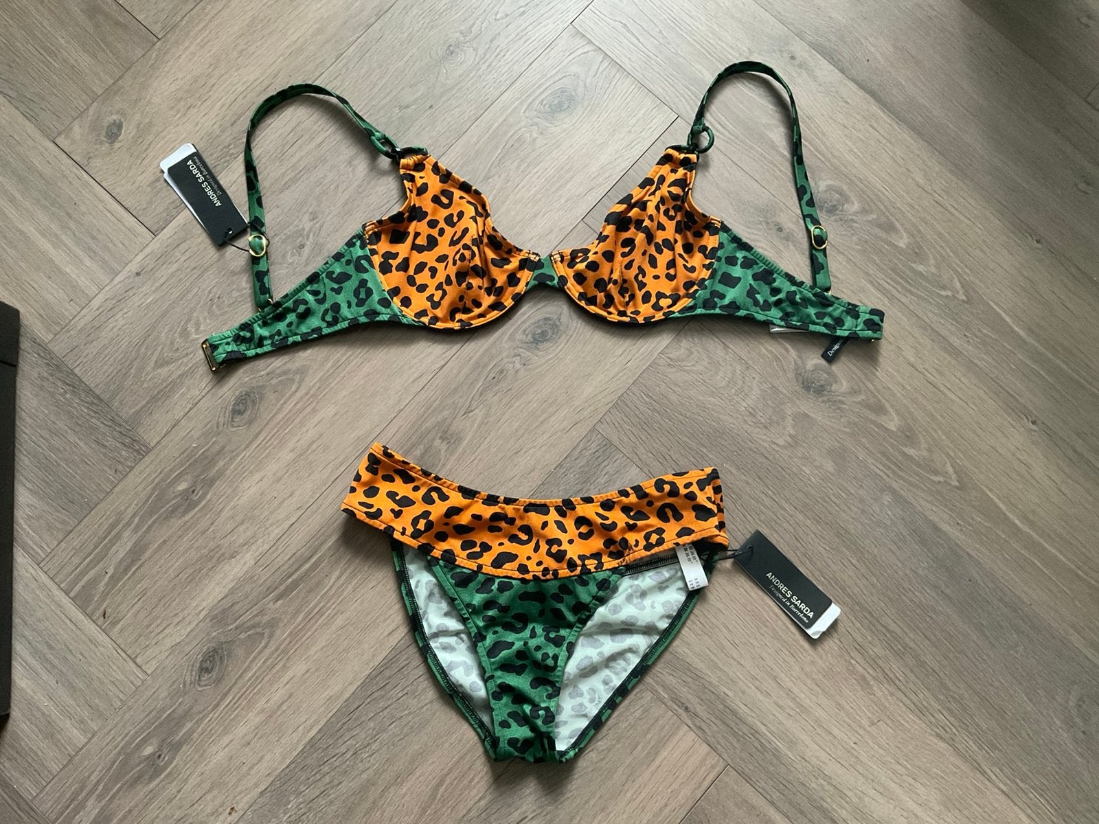 Nieuw - Andres Sarda panter bikini - 75D + 36, Nieuw, Ophalen of Verzenden, Bikini, Andres Sarda