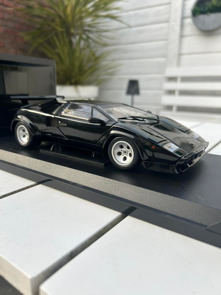 NU OF NOOIT!! PRACHT LAMBORGHINI COUNTACH 5000S LP500 KYOSHO, Ophalen of Verzenden, Zo goed als nieuw, Auto, Kyosho