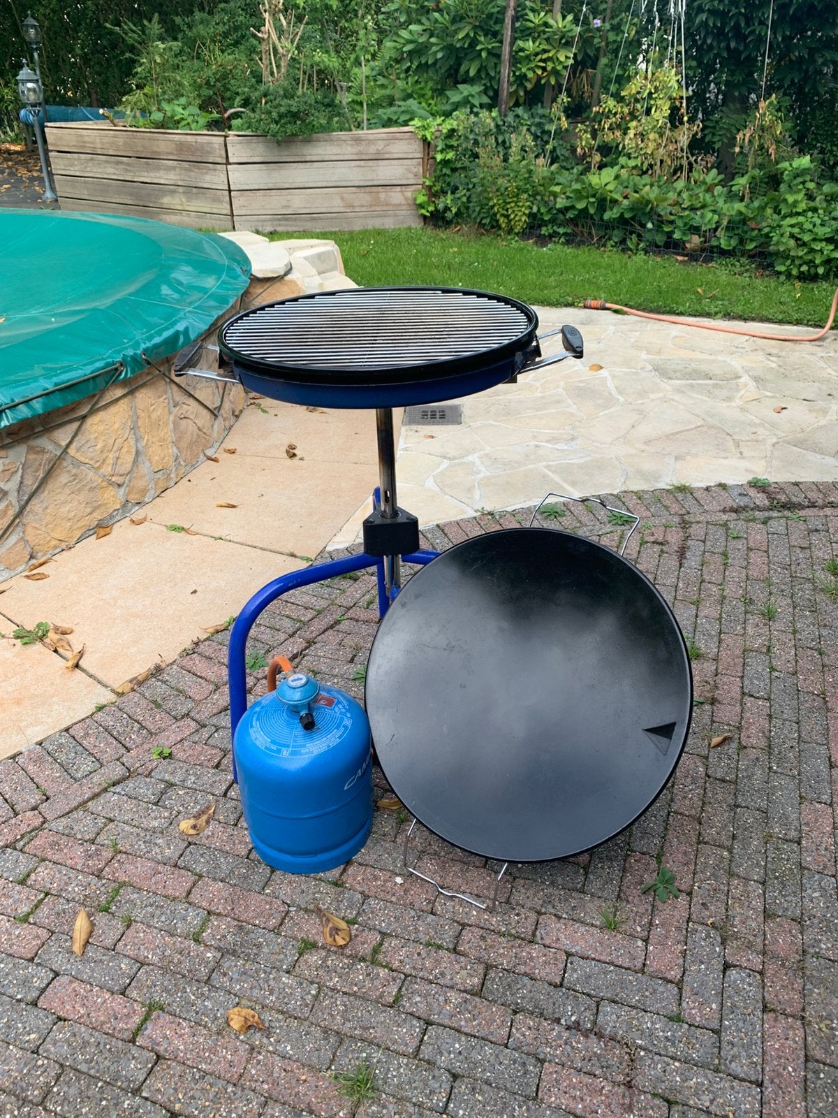 Cadac skottelbraai, Ophalen, Gebruikt