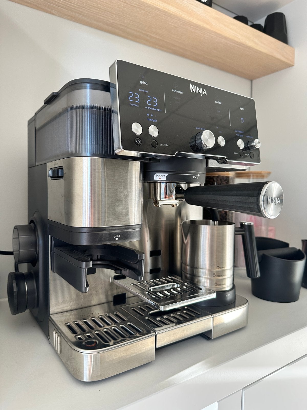 Ninja Barista & Coffee Maker - Zo goed als nieuw, Witgoed en Apparatuur, Koffiezetapparaten, Afneembaar waterreservoir, Zo goed als nieuw
