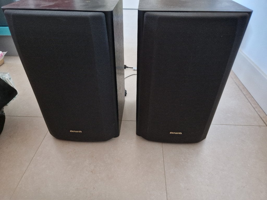2 speakers AIWA model SX-NAVH9, Gebruikt, Speakerset, Ophalen, 150 watt of meer