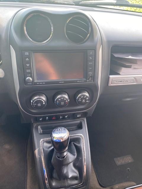 Jeep Compass 2.1 4WD 2014 Zwart - 214.000km Diesel, Auto's, Euro 5, 4 cilinders, 2000 kg, Vierwielaandrijving