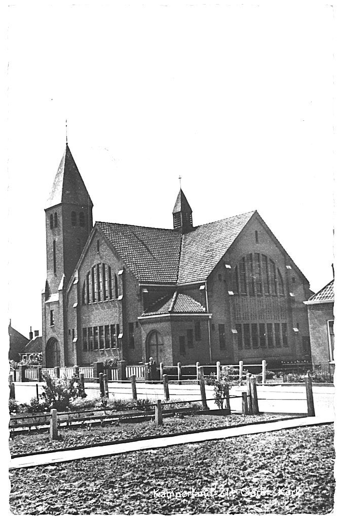 700472 Kamperland Geref kerk Zeeland 1959 Gelopen met zegel, Ophalen of Verzenden, 1940 tot 1960, Gelopen, Noord-Brabant