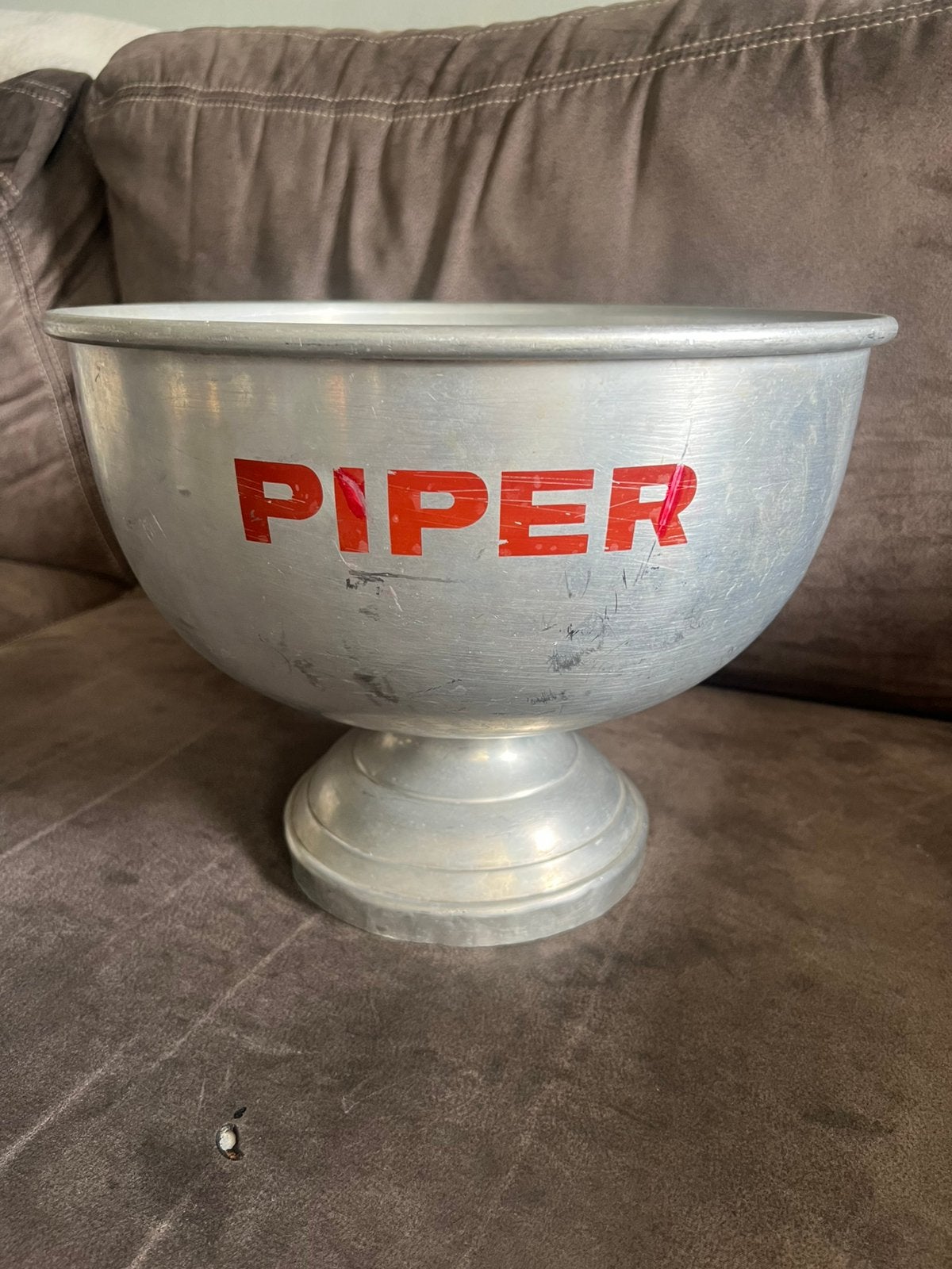 Vintage Aluminium Champagne Piper Heidsieck IJsemmer., Ophalen of Verzenden