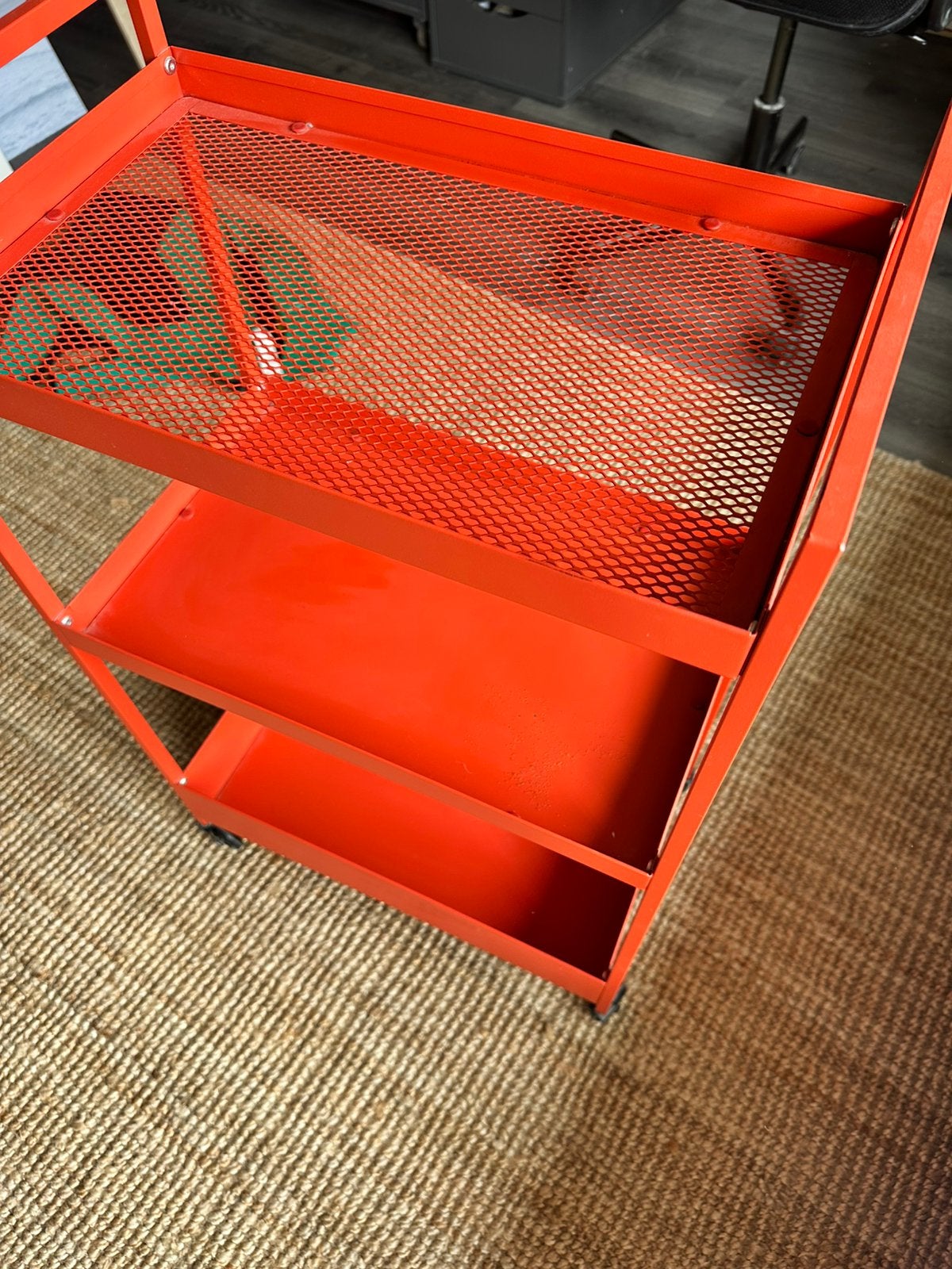 IKEA Nissafors trolley rood, Ophalen of Verzenden, Gebruikt